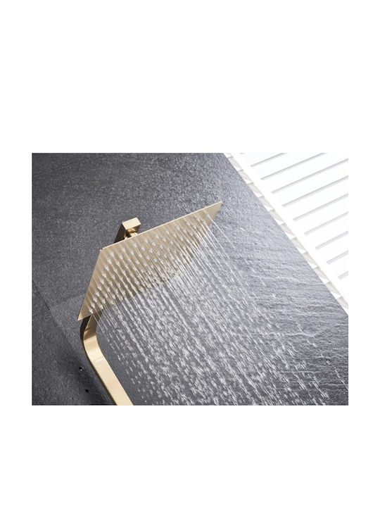 Duschsäule mit Armatur Gold