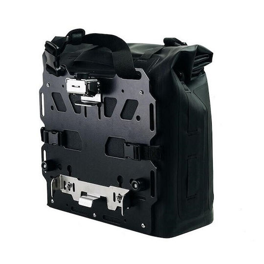 Unit Garage Sac pentru Motociclete Stanga Aluminiu 35lt in Negru culoare