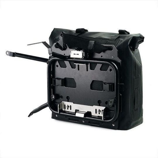 Unit Garage Sac pentru Motociclete Stanga Aluminiu 35lt in Negru culoare