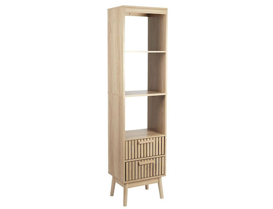 The Home Deco Factory Στήλη Μπάνιου Δαπέδου Μ40xΒ30xΥ160cm Καφέ