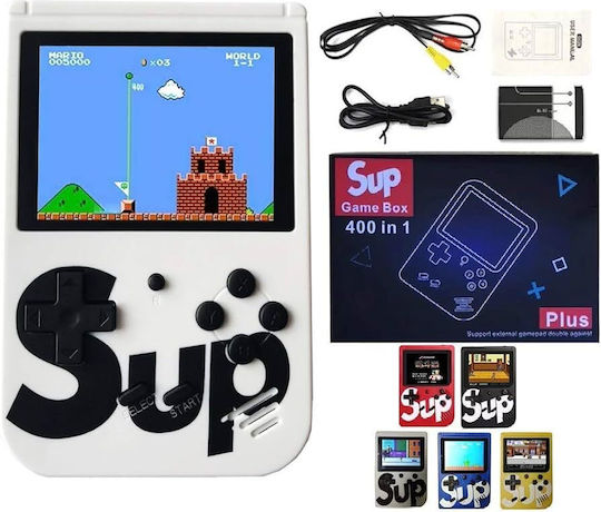 Sup Game Box 400 Electronic Children's Retro Console White