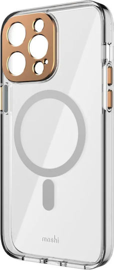 Moshi iGlaze MagSafe Back Cover Σιλικόνης Χρυσό (iPhone 14 Pro Max)