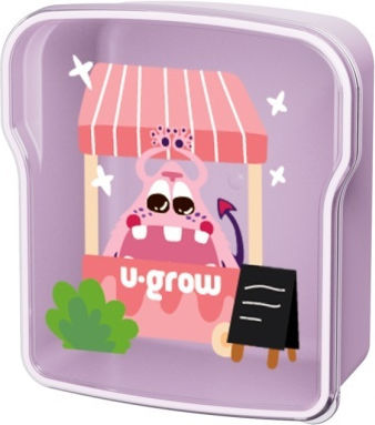 U-Grow Plastic Kids' Lunch Set 300lt Multicolour