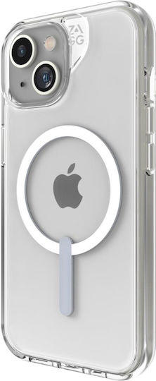 Zagg Задна корица Силикон Прозрачен (iPhone 15 Plus)