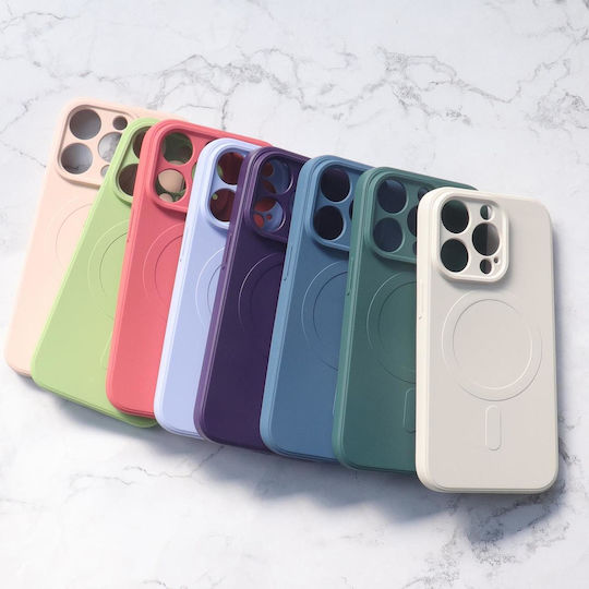 Tel Protect Umschlag Rückseite Silikon 2mm Blau (iPhone 15)