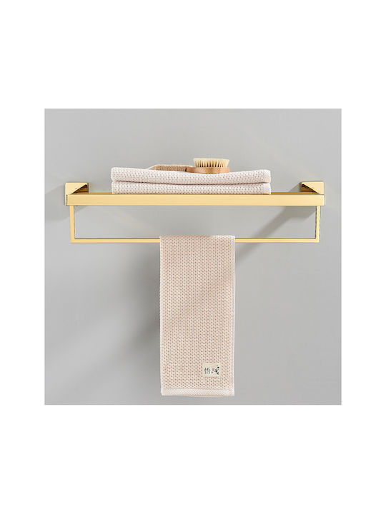 Regal-Einheit Badezimmer Einzel Wandmontage Gold