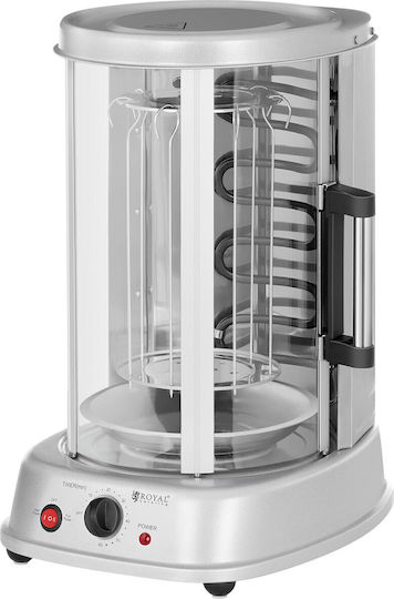 Royal Catering RCGV-1400 Настолни Вертикален шиш 1500W Неръждаема с регулируем термостат