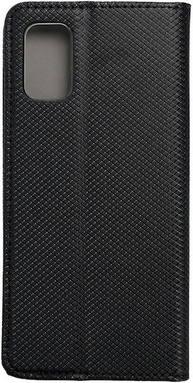 Smart Magnet Back Cover Δερμάτινο / Σιλικόνης Μαύρο (Galaxy A41)