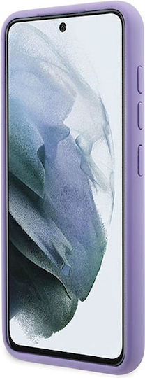 Lacoste Silicone Silicone Back Cover Πλαστικό / Σιλικόνης Μωβ (Galaxy S23)