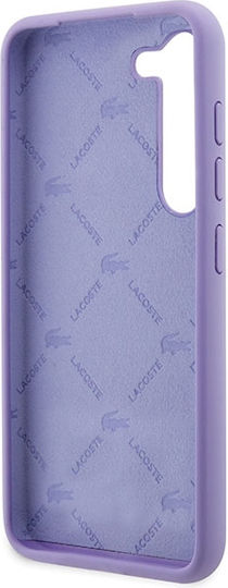 Lacoste Silicone Silicone Back Cover Πλαστικό / Σιλικόνης Μωβ (Galaxy S23)
