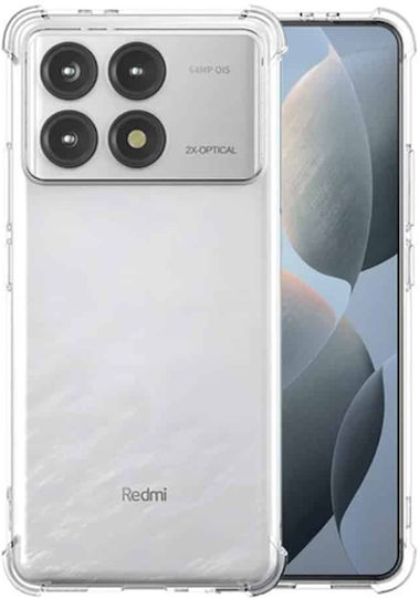 Techsuit Shockproof Clear Back Cover Σιλικόνης Διάφανο (Poco F6 Pro)