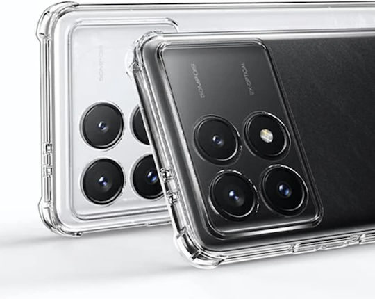 Techsuit Shockproof Clear Back Cover Σιλικόνης Διάφανο (Poco F6 Pro)