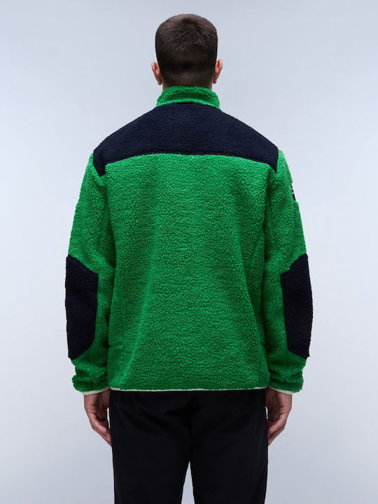 Napapijri Men's Fleece Cardigan Green