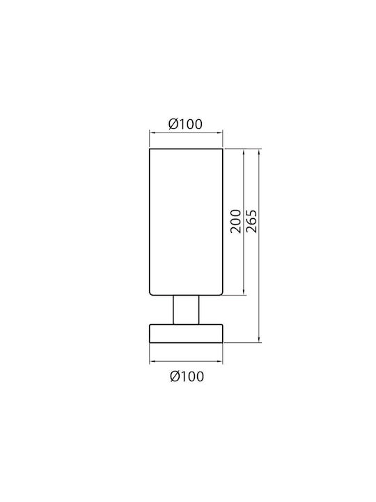 Vivalux Table Decorative Lamp with Socket for Bulb E27