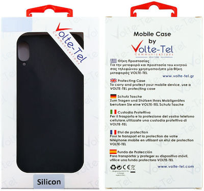 Volte-Tel Silicon Tpu Silicone Back Cover Black (Galaxy Note 10+)