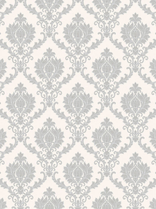 Wallpaper Damaschi Vinyl Gray L1005xW53cm