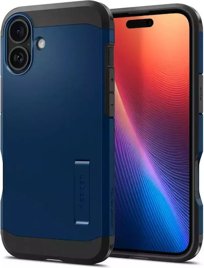 Spigen Tough Armor AI MagFit Umschlag Rückseite Kunststoff 2mm Marineblau (iPhone 16)