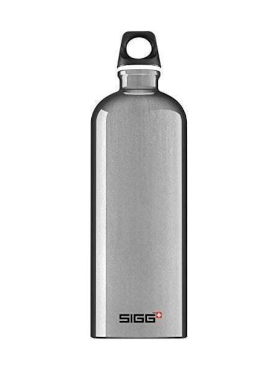 Sigg Water Bottle Traveller Παγούρι Αλουμινίου 1000ml Ασημί