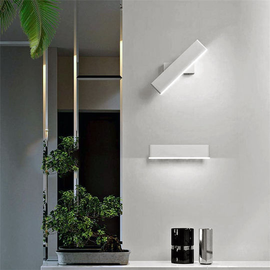 Powertech Leuchte Wand mit Integrierter LED und Neutralweißes Licht 31x6.7x6.8cm