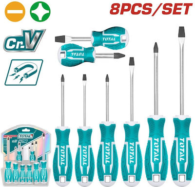 Total Set 8 Magnetic Screwdrivers