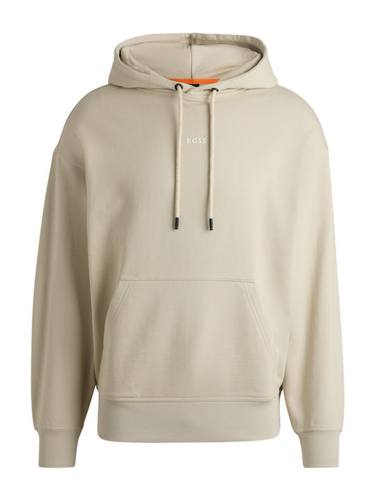 Cardigan With Hood Beige