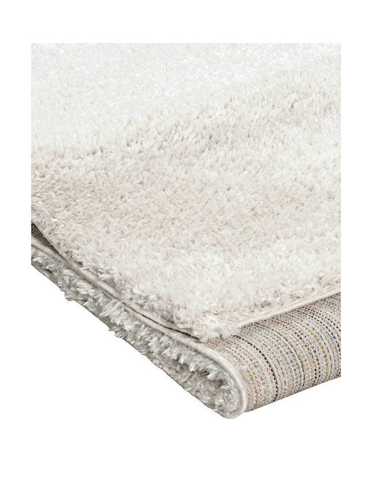 Madi Rug Rectangular Shaggy White