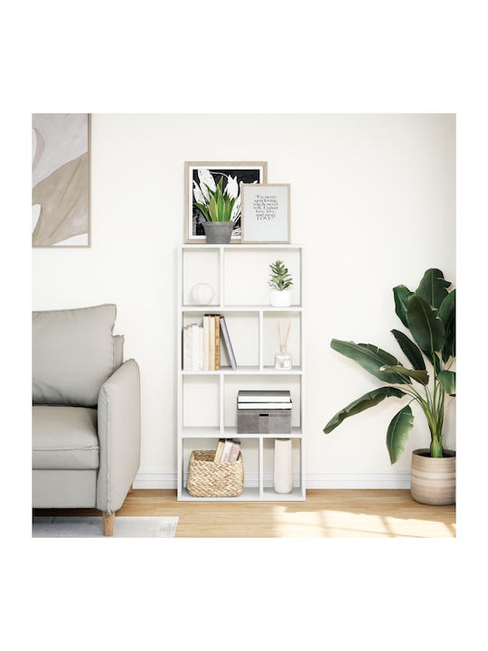 Bookcase White 60x20x120cm