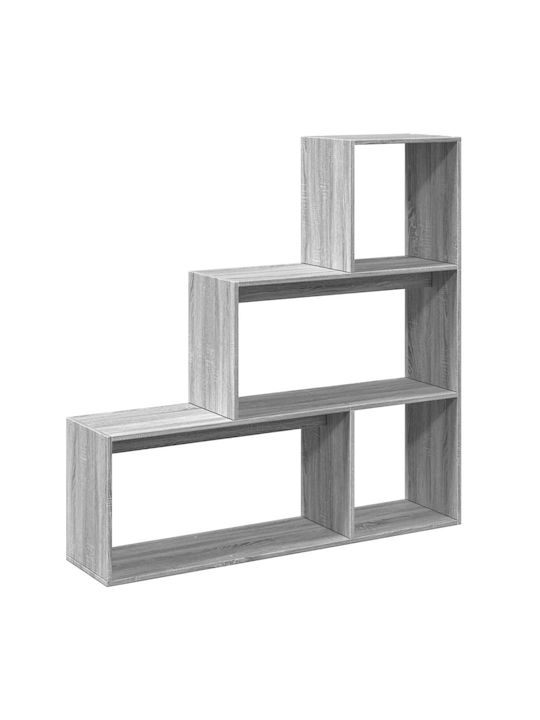 Βιβλιοθήκη Γκρι 123x29x123εκ.