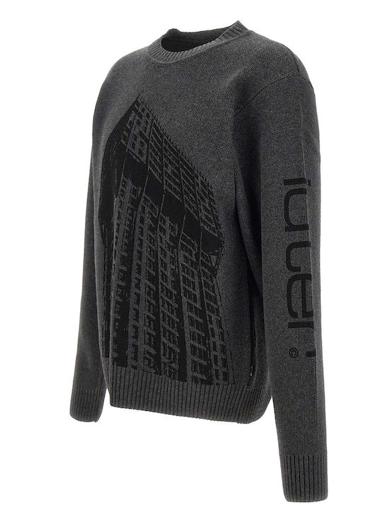 Men's Long Sleeve Sweater Gray