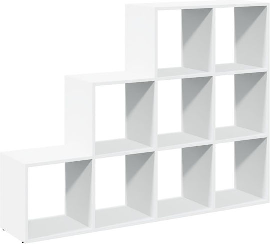 Βιβλιοθήκη Λευκό 137.5x29x103.5εκ.