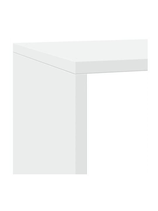 Bibliotecă Albă 137.5x29x103.5 cm