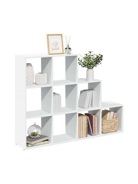 Bibliotecă Albă 137.5x29x103.5 cm