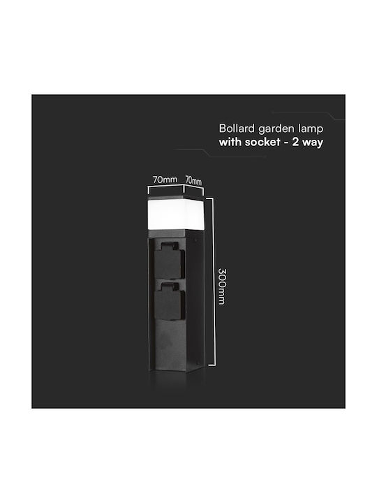 V-TAC Outdoor Floor Lamp Small Post for G9 Socket