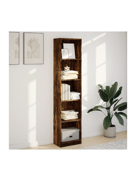 Bookcase Smoky Oak 40x24x176cm