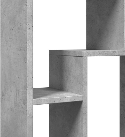 Bibliothek Grau Beton 63x20x90cm