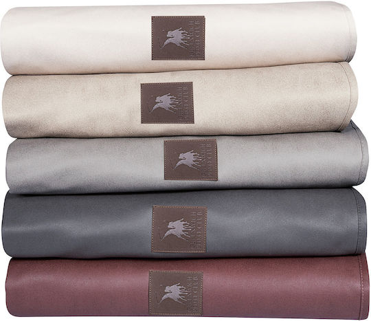 Greenwich Polo Club 3926 Ριχτάρι Τριθέσιου Καναπέ Fleece 180x300εκ. Γκρί Ανοιχτό