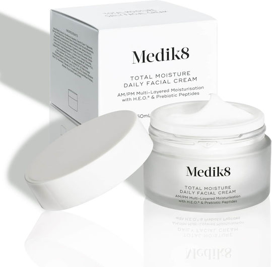 Medik8 Total Moisture Хидратиращ Крем За Лице С Хиалуронова Киселина И Церамиди 50ml