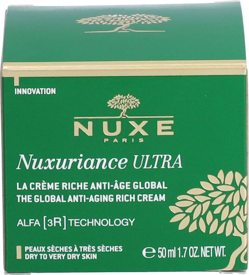 Nuxe Nuxuriance Ultra Rich Κρέμα Προσώπου Ημέρας για Αντιγήρανση, Σύσφιξη & Ανάπλαση με Υαλουρονικό Οξύ 50ml