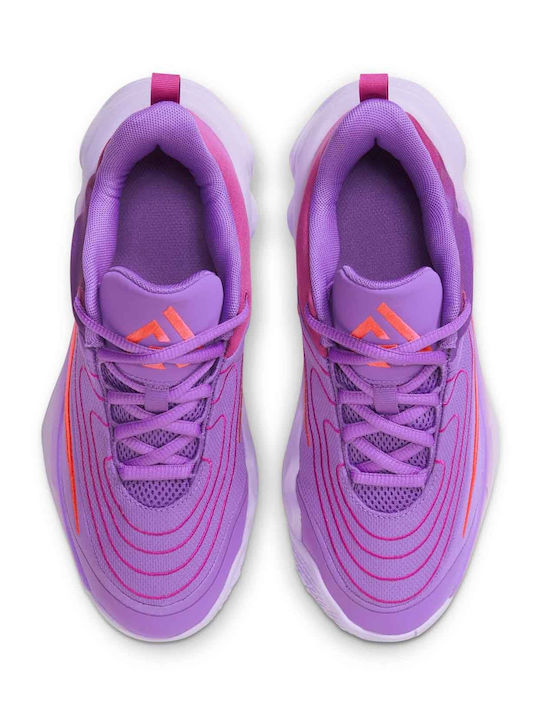 Giannis Immortality 4 Kids Sports Shoes Basketball with Laces Purple
