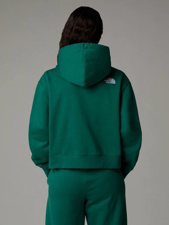 The North Face Изрязан Женска суичър Худи Forest Green