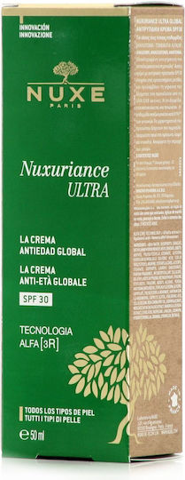 Nuxe Nuxuriance Ultra Дневен Крем За Лице С SPF30 За Хидратация И Против Стареене С Ретинол И Хиалуронова Киселина 50ml