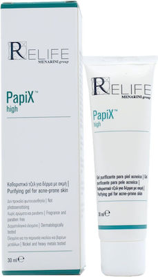 Relife PapiX High 24ωρο Gel Προσώπου Ημέρας με Χρώμα 30ml