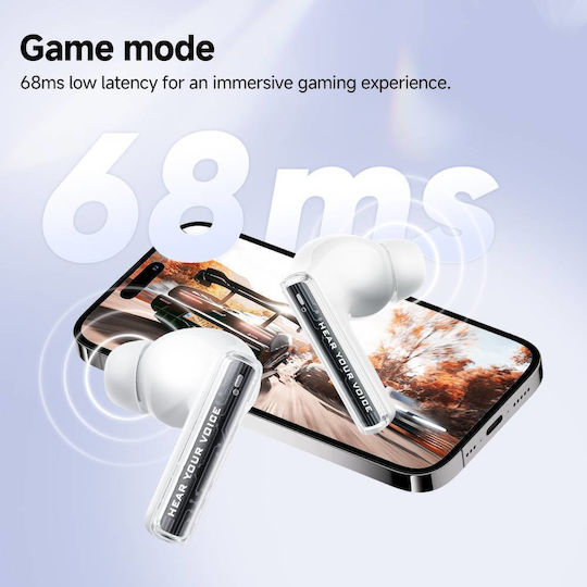 QCY MeloBuds Neo Bluetooth Handsfree Earphones with Charging Case White