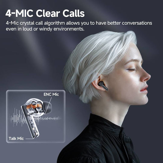QCY MeloBuds Neo Bluetooth Handsfree Earphones with Charging Case White