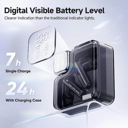 QCY MeloBuds Neo Bluetooth Handsfree Earphones with Charging Case Black