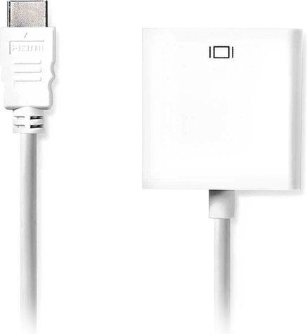 Nedis Converter HDMI male to 3.5mm / VGA female White 1pcs CCGB34900WT02
