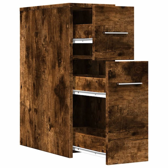 vidaXL Ντουλάπι Μπάνιου 22x44x61.5cm Δρυς