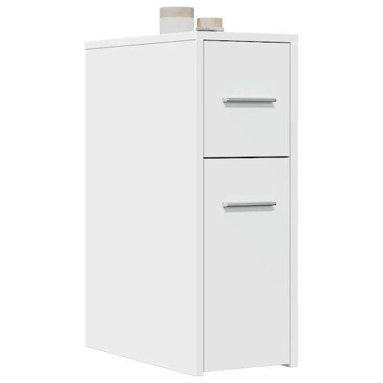 vidaXL Bathroom Cabinet L22xW44xH61.5cm White