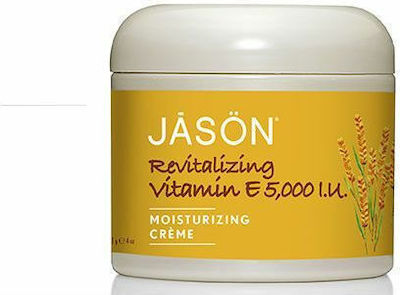 Jason Revitalizing Vitamin E fără culoare Hidratantă Cremă Pentru Față 120ml