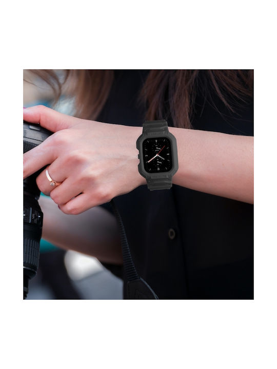 Λουράκι Σιλικόνης Μαύρο (Amazfit GTS 4)